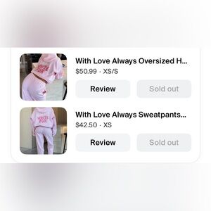 White Fox With Love Oversizedd Hoodie and Sweatpants in Baby Pink